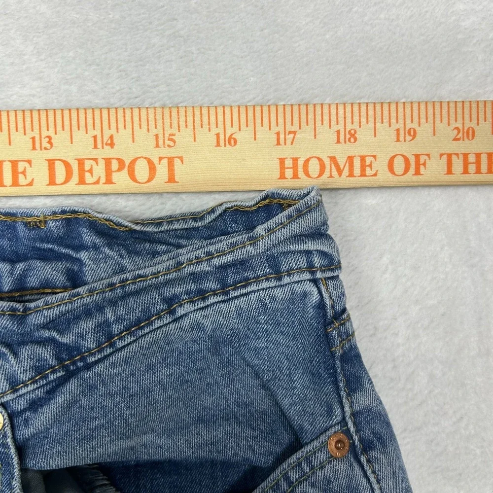 Levi's 550 Jeans Men Blue Denim Pockets Classic Straight Zip Fly 35X29.5 - Flaws